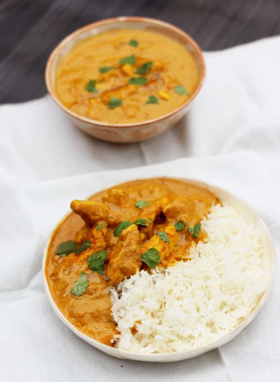 Recette facile à congeler Curry au poulet