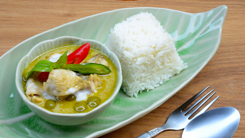Menu pour dîner : Curry de Poulet Thaï