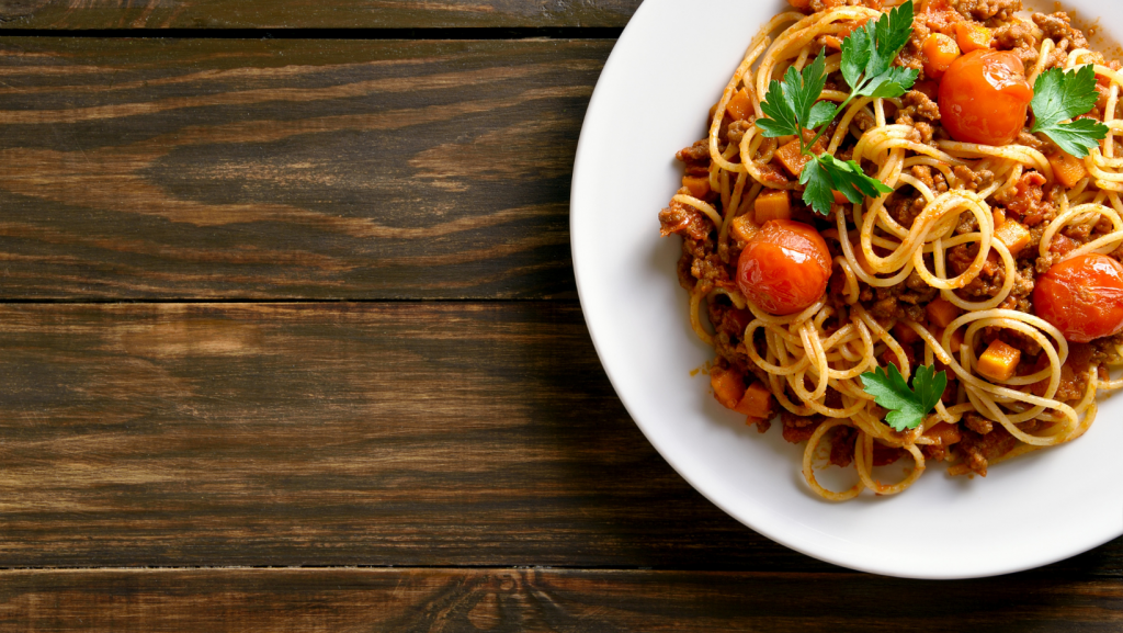 Recette facile spaghetti à la bolognaise de légumes