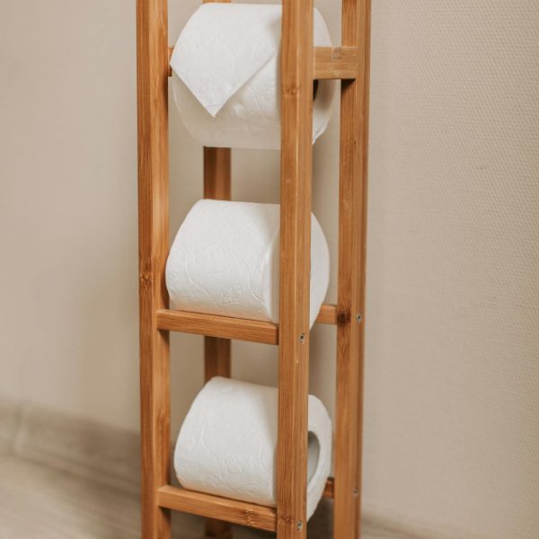 Rouleaux papier toilette installés