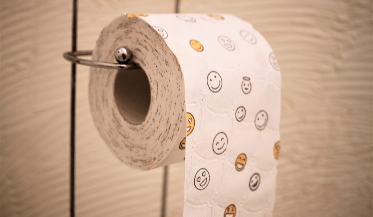 papir toilette smiley