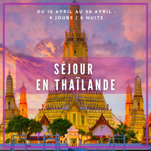 Séjour entre filles en Thaïlande 2026