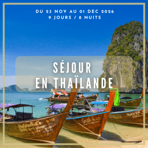 Séjour entre filles en Thaïlande Novembre 2026