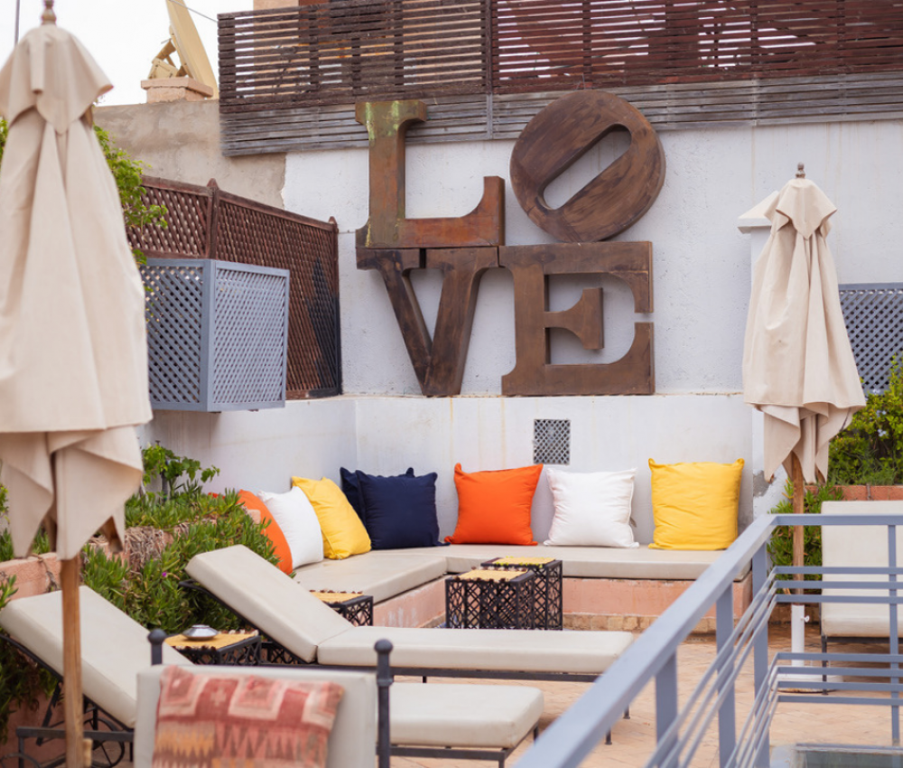 Terrasse entre filles