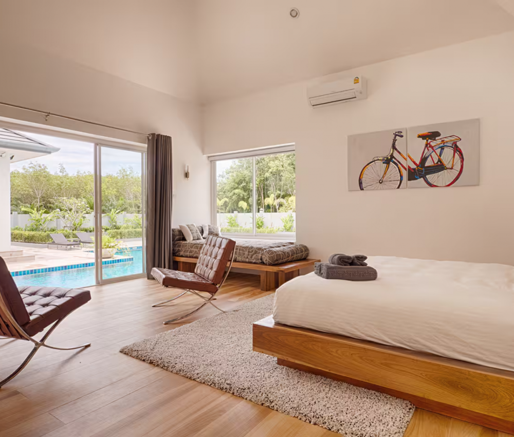 chambre vue piscine krabi