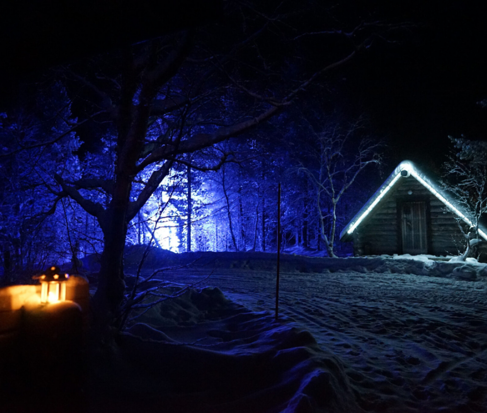 lumières du soir Laponie