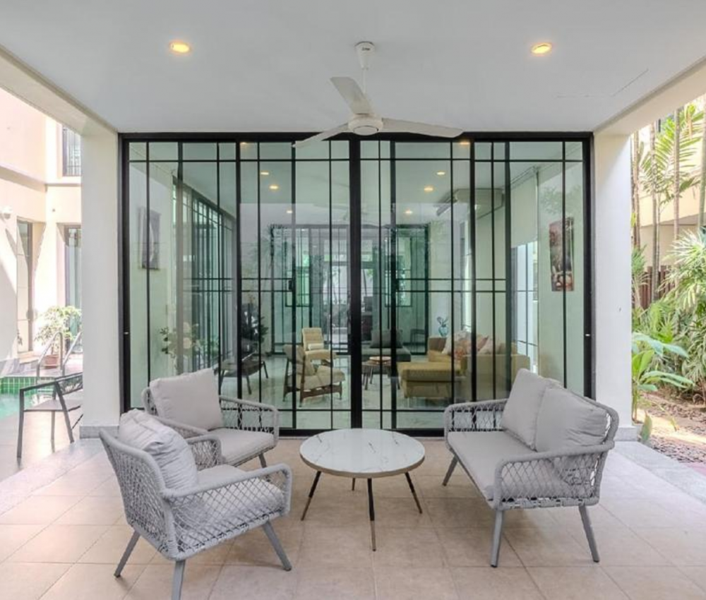 terrasse séjour entre filles