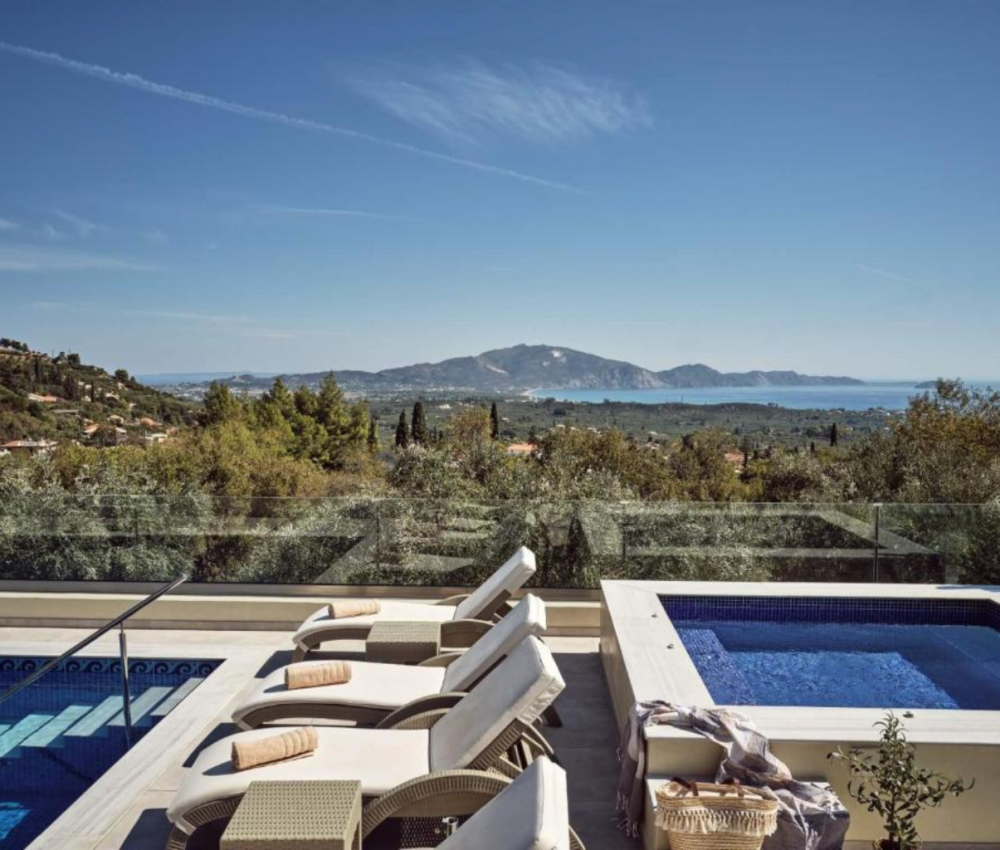 vue séjour entre fille zakynthos