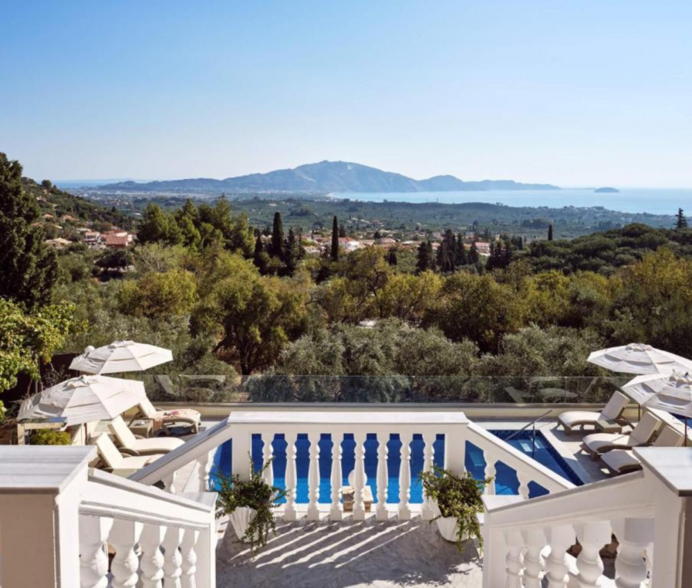 vue villa entre filles